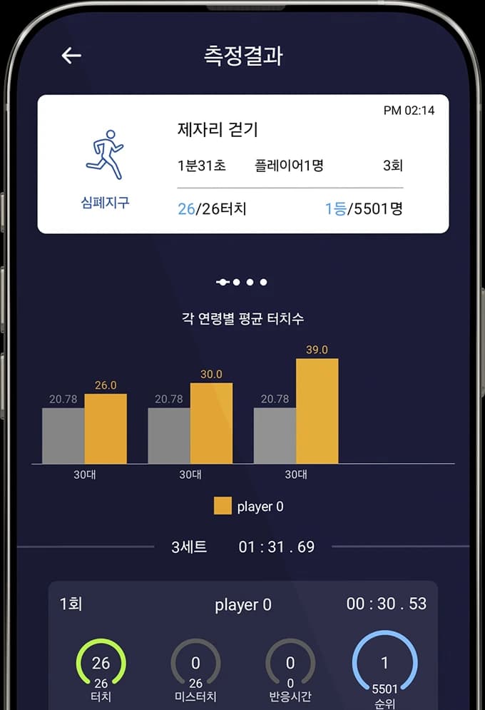 실시간 운동 측정